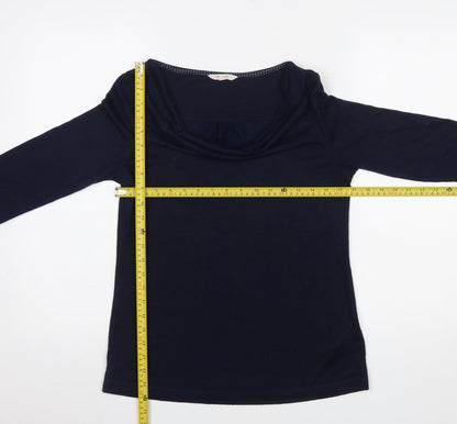 Womens UK Size 10 White Stuff Blue Basic Blouse