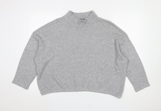 Womens UK Size 18 M&Co Grey Pullover Jumper