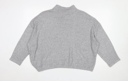 Womens UK Size 18 M&Co Grey Pullover Jumper