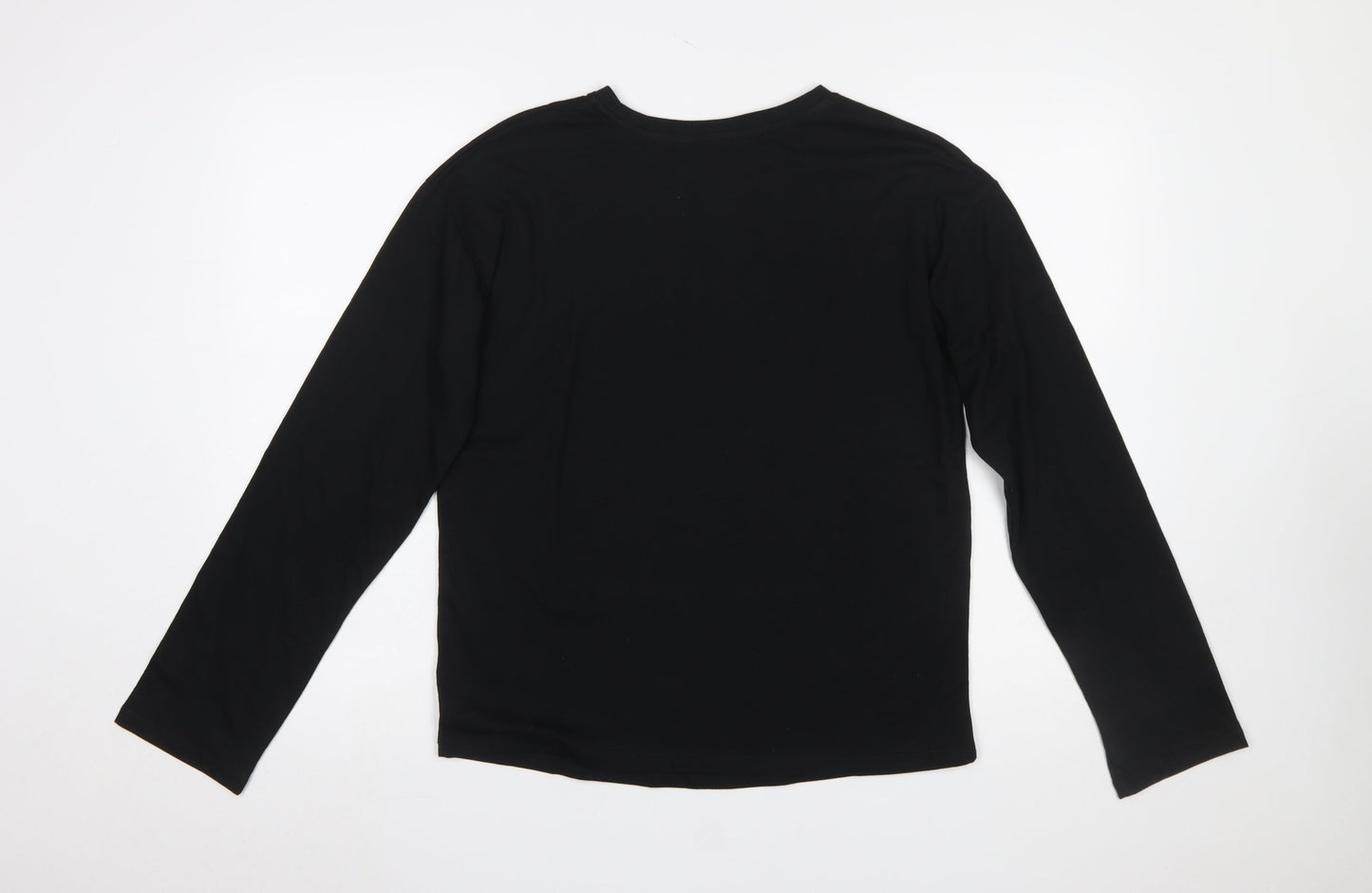 Womens UK Size 8 NEXT Black Basic T-Shirt