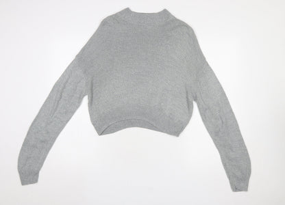 Womens UK Size 8 H&M Grey Pullover Jumper