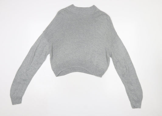 Womens UK Size 8 H&M Grey Pullover Jumper