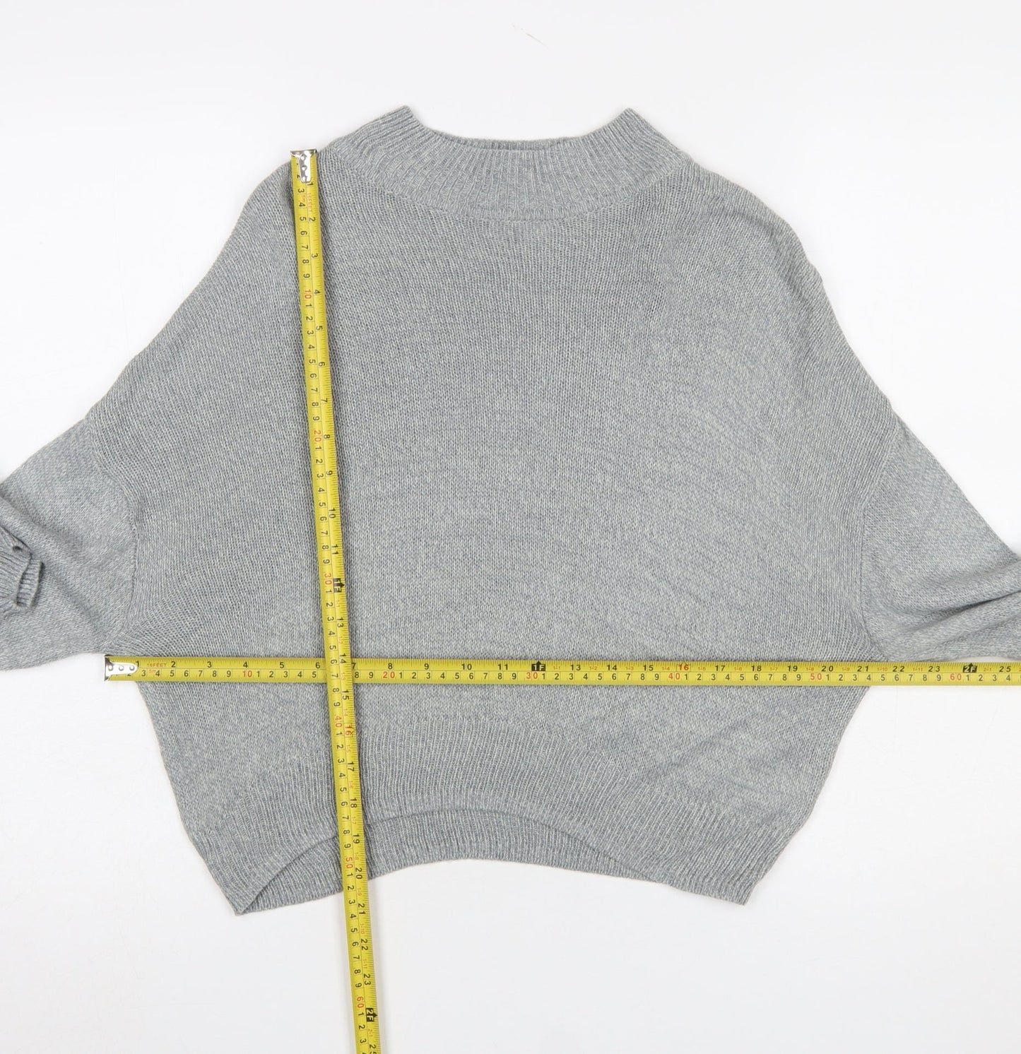 Womens UK Size 8 H&M Grey Pullover Jumper