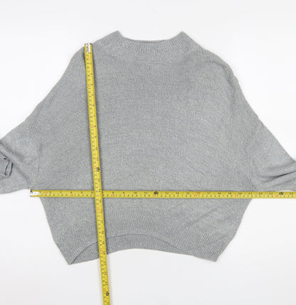 Womens UK Size 8 H&M Grey Pullover Jumper