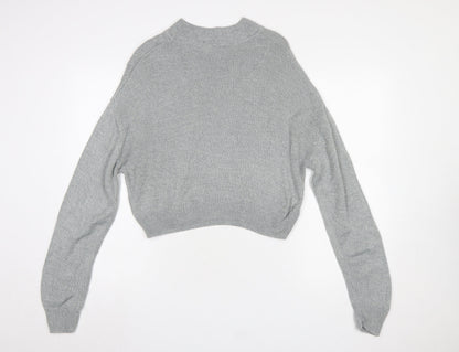 Womens UK Size 8 H&M Grey Pullover Jumper