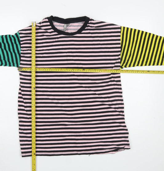 Womens UK Size 8 ASOS Multicoloured Basic T-Shirt