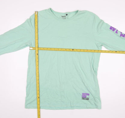Mens UK Size XL Neutral Green  T-Shirt