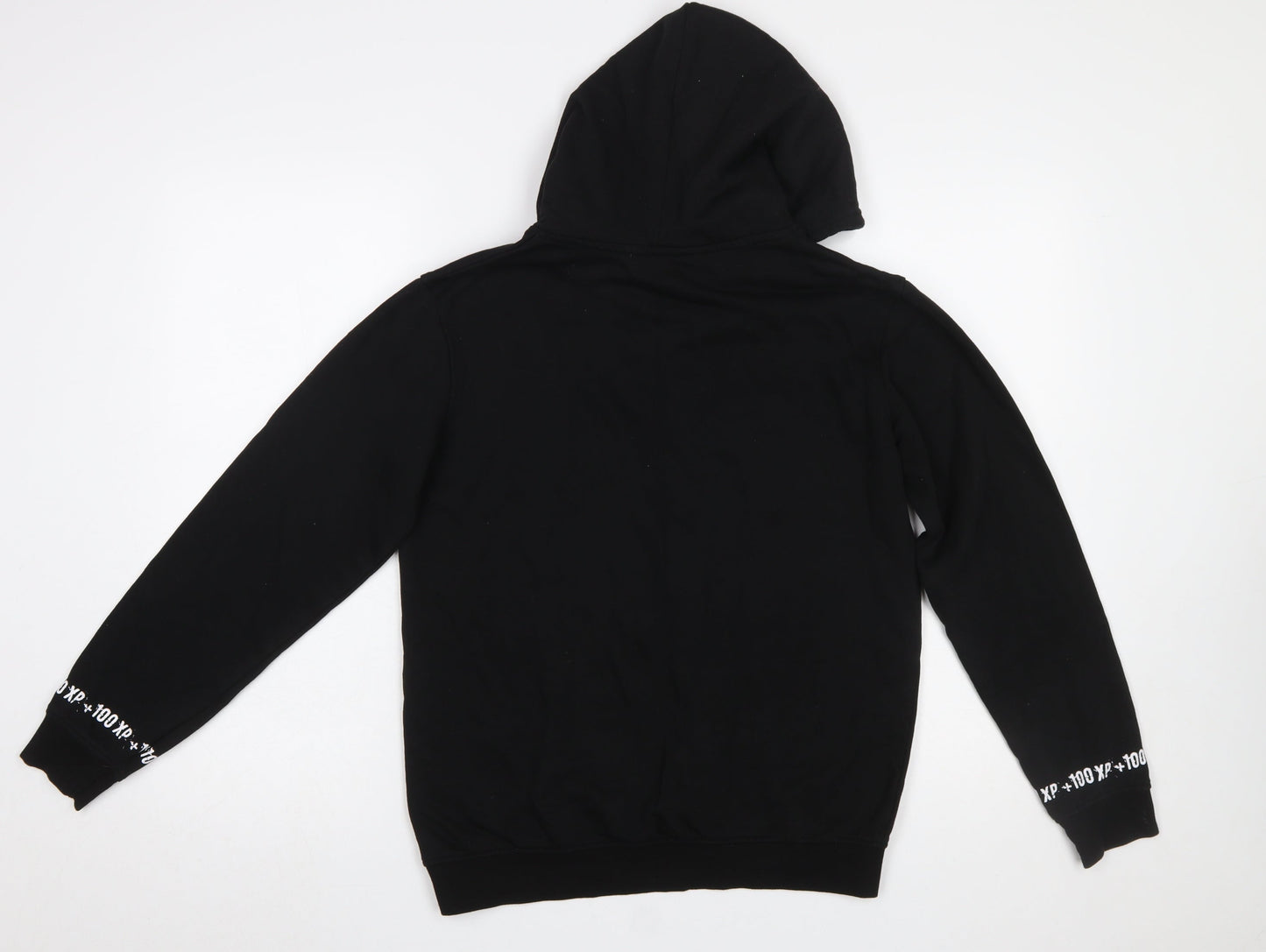 Boys UK Size 13-14 Years City Comfort Black Pullover Hoodie