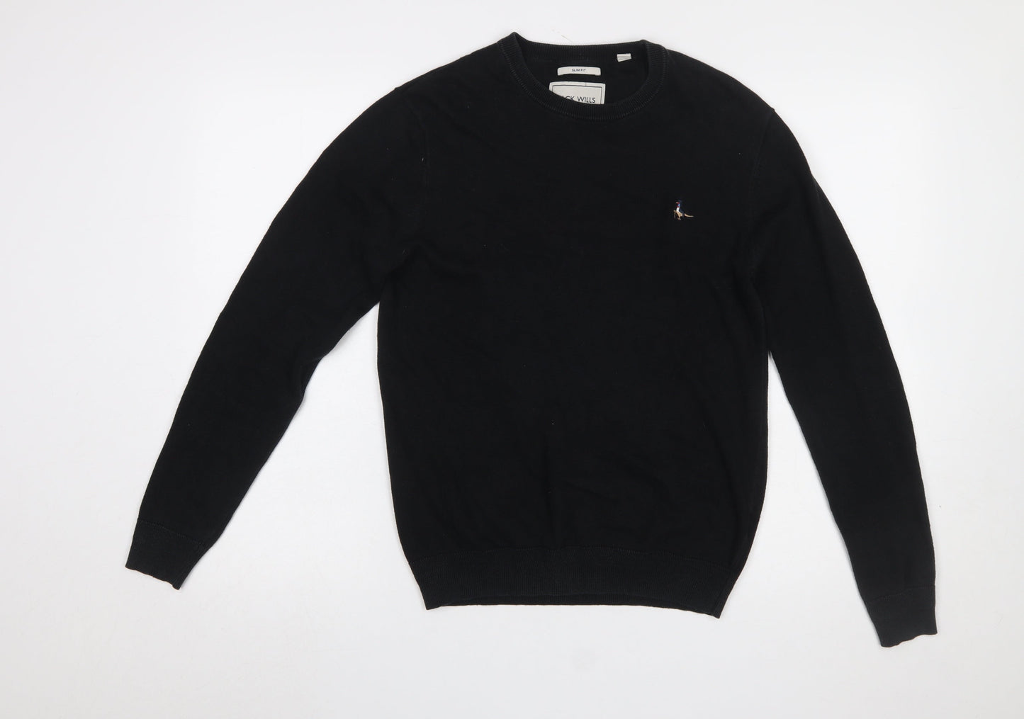 Mens UK Size XS Jack Wills Black Pullover Jumper