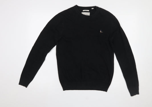 Mens UK Size XS Jack Wills Black Pullover Jumper