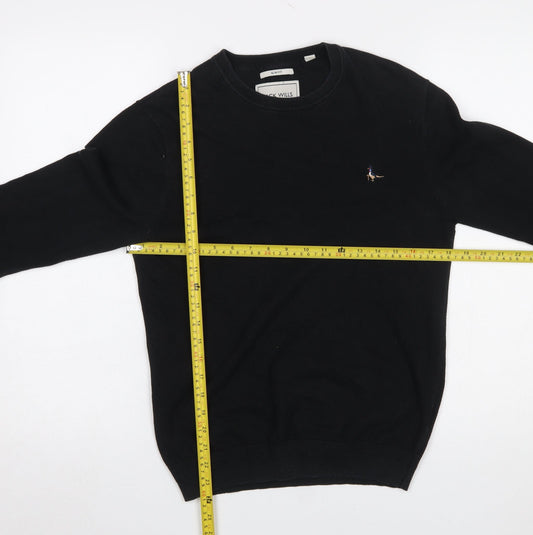 Mens UK Size XS Jack Wills Black Pullover Jumper