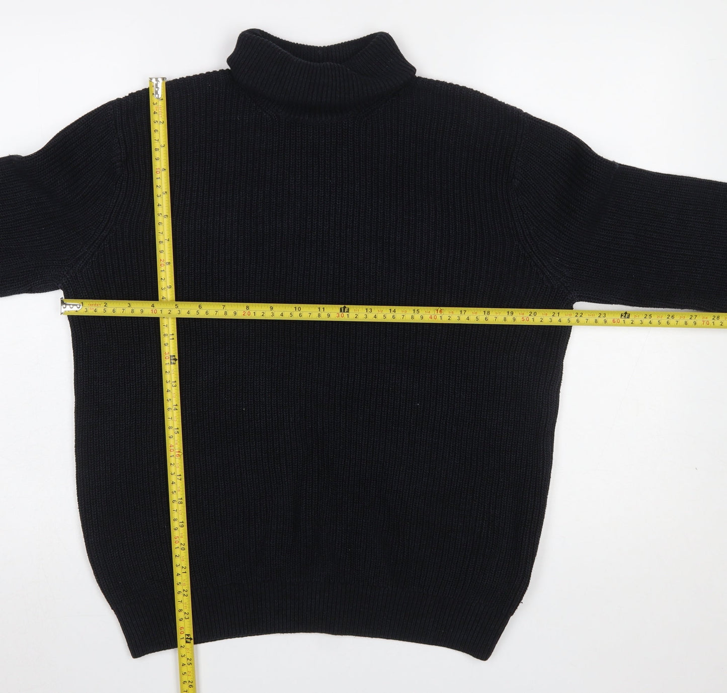 Womens UK Size 12 H&M Black Pullover Jumper