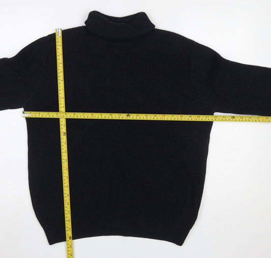 Womens UK Size 12 H&M Black Pullover Jumper