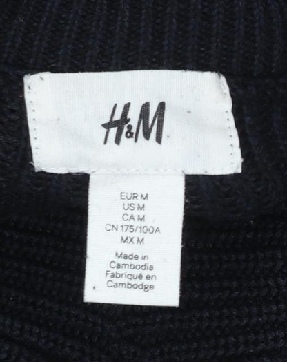 Womens UK Size 12 H&M Black Pullover Jumper