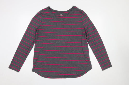 Womens UK Size 14 Gap Grey Basic T-Shirt