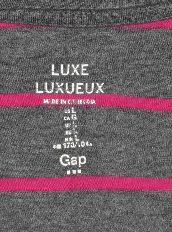 Womens UK Size 14 Gap Grey Basic T-Shirt