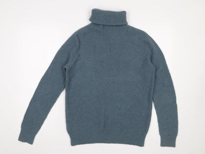 Mens UK Size M Savile Row Company Blue Pullover Jumper