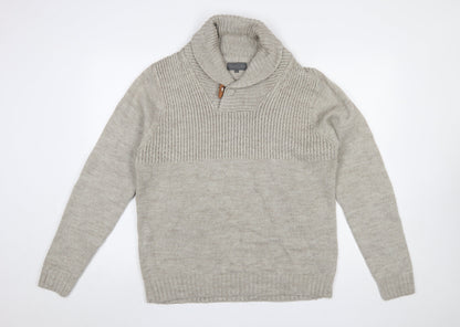 Mens UK Size 2XL Carter & Rise Beige Pullover Jumper