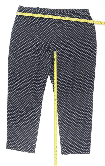 Womens UK Size 16 TU Regular Fit Casual Workwear Blue Trousers