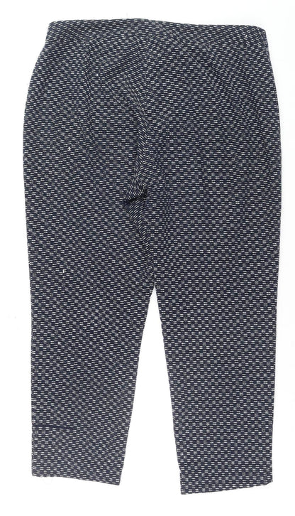 Womens UK Size 16 TU Regular Fit Casual Workwear Blue Trousers