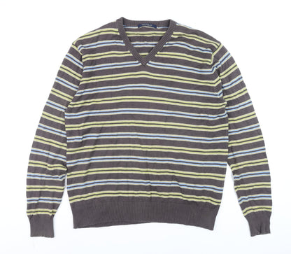 Mens UK Size M MCNEAL Brown Pullover Jumper