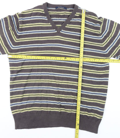 Mens UK Size M MCNEAL Brown Pullover Jumper