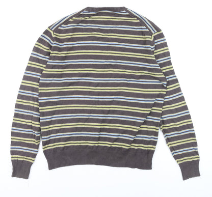 Mens UK Size M MCNEAL Brown Pullover Jumper