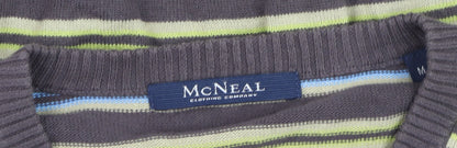 Mens UK Size M MCNEAL Brown Pullover Jumper