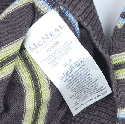 Mens UK Size M MCNEAL Brown Pullover Jumper