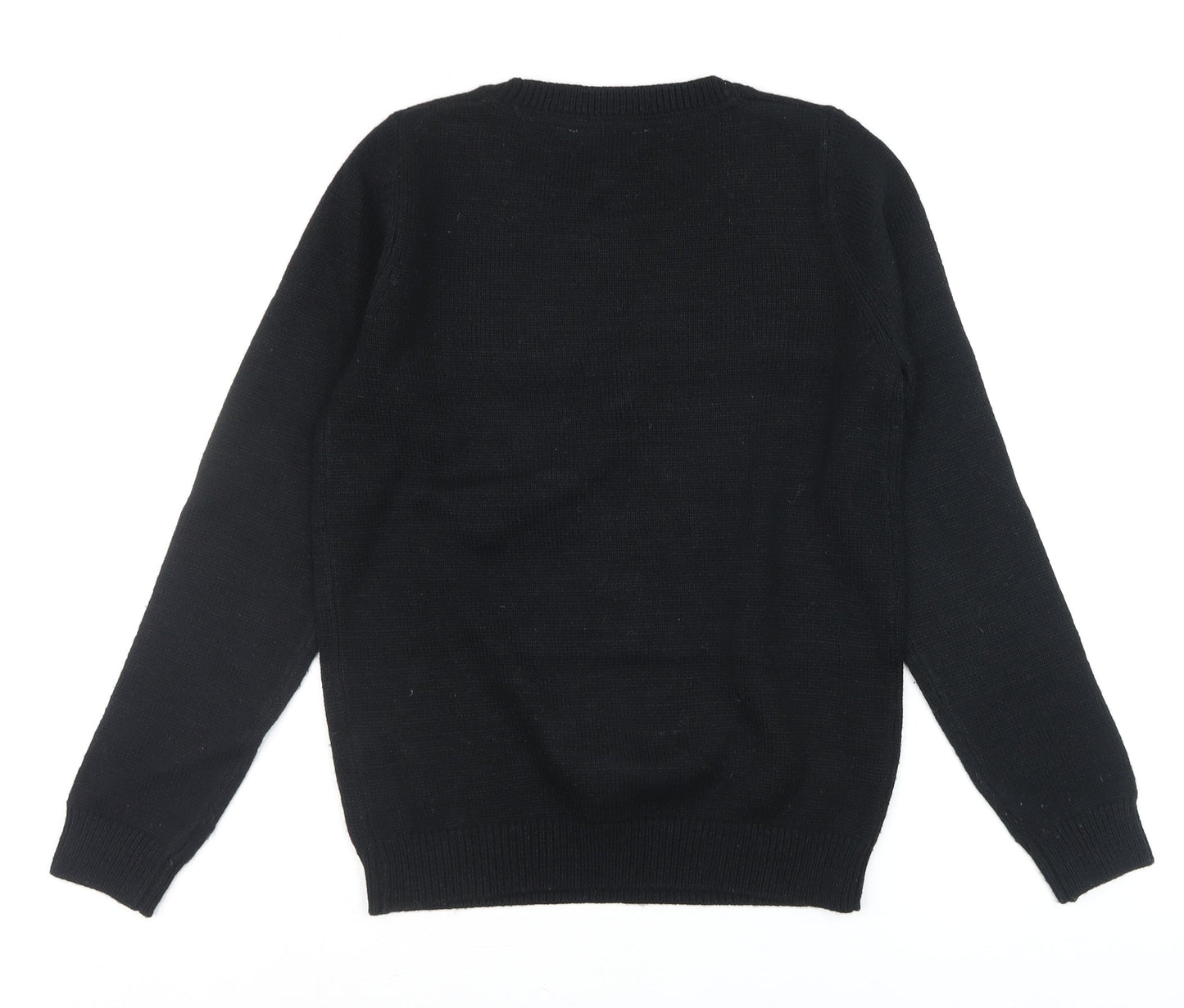 Womens UK Size 10 Red Herring Black Pullover Jumper