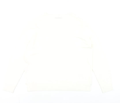 Marks and Spencer Women Ivory Size 18 Rhinestone Star Jumper