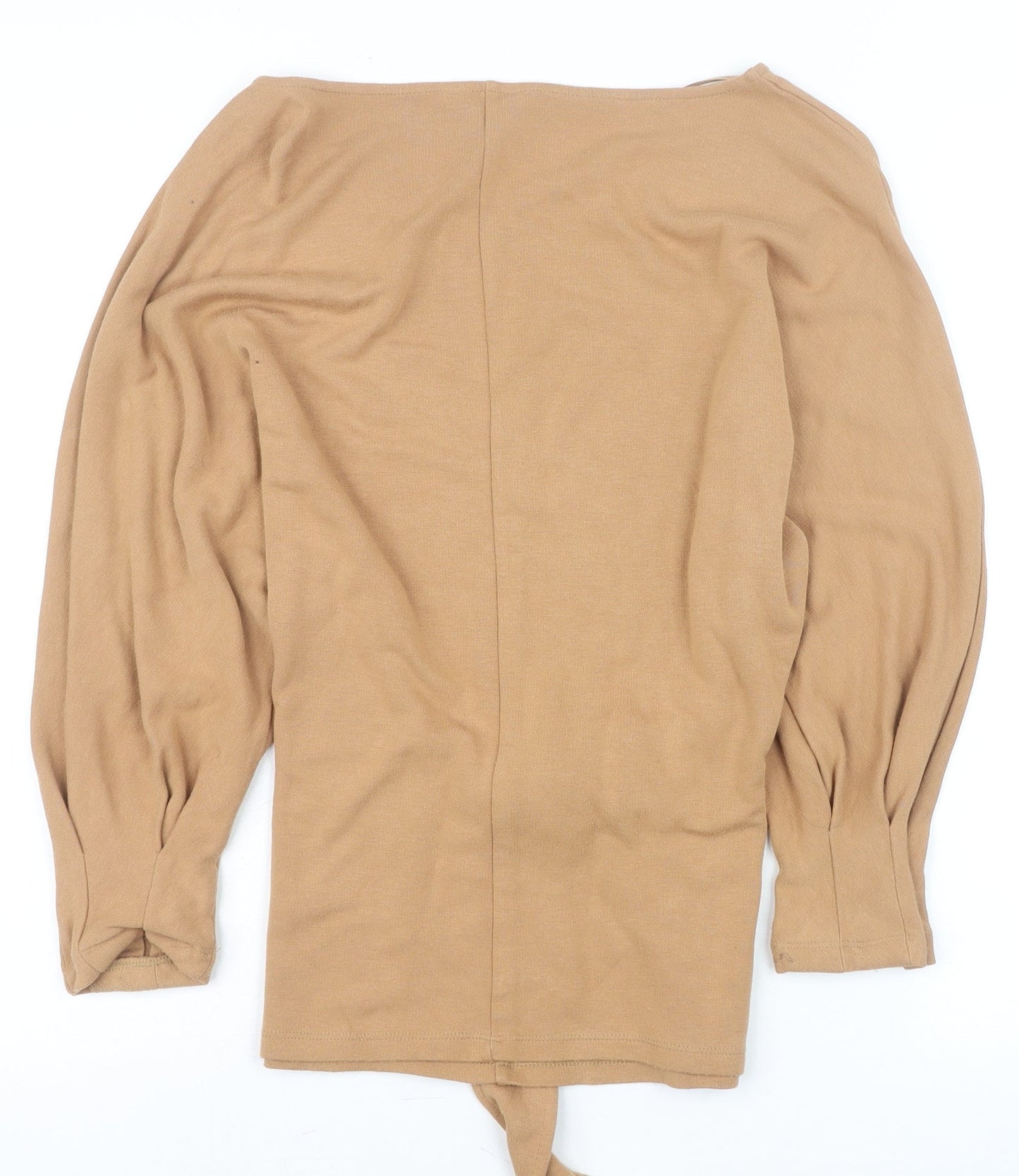 Womens UK Size 12 TU Beige Tunic Blouse