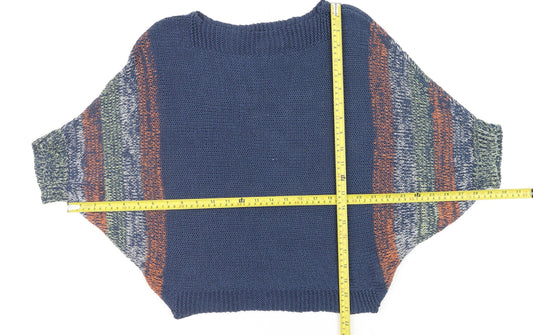 Womens UK Size M Wal G Blue Pullover Jumper