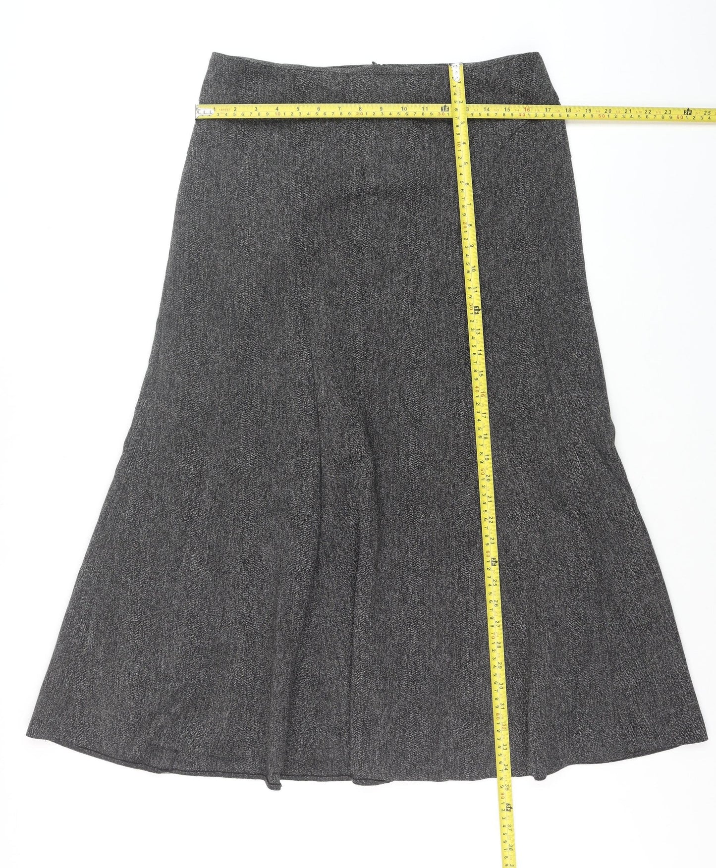 Womens UK Size 14 BHS A-Line Tweed Skirt