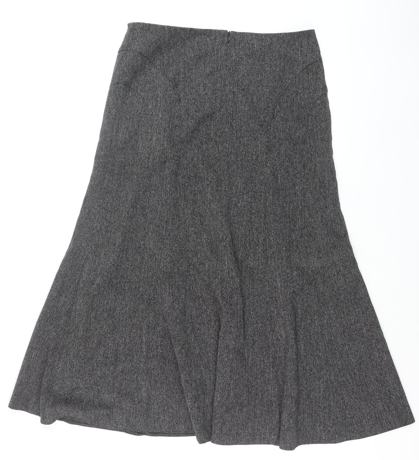 Womens UK Size 14 BHS A-Line Tweed Skirt