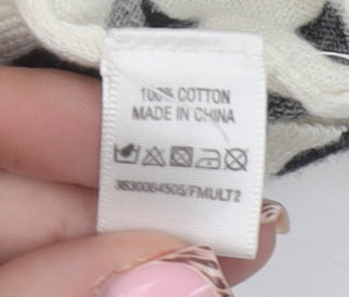 Womens UK Size S Oasis Ivory Cardigan Jumper