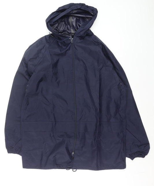 Mens UK Size M Regatta Blue Rain Coat