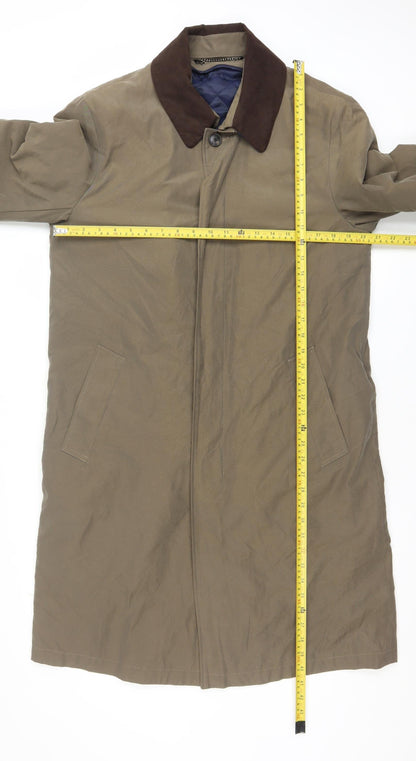 Mens UK Size 40 Austin Reed Brown Trench Coat