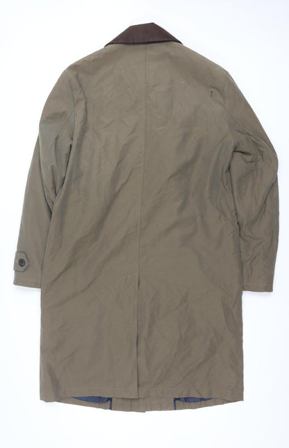 Mens UK Size 40 Austin Reed Brown Trench Coat
