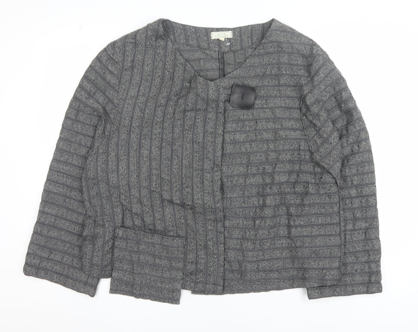 Womens UK Size XL Tutta Natura Grey Basic Jacket