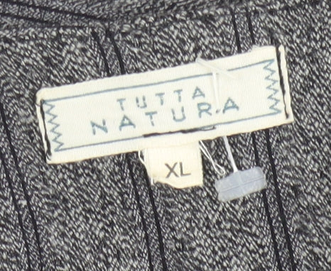 Womens UK Size XL Tutta Natura Grey Basic Jacket