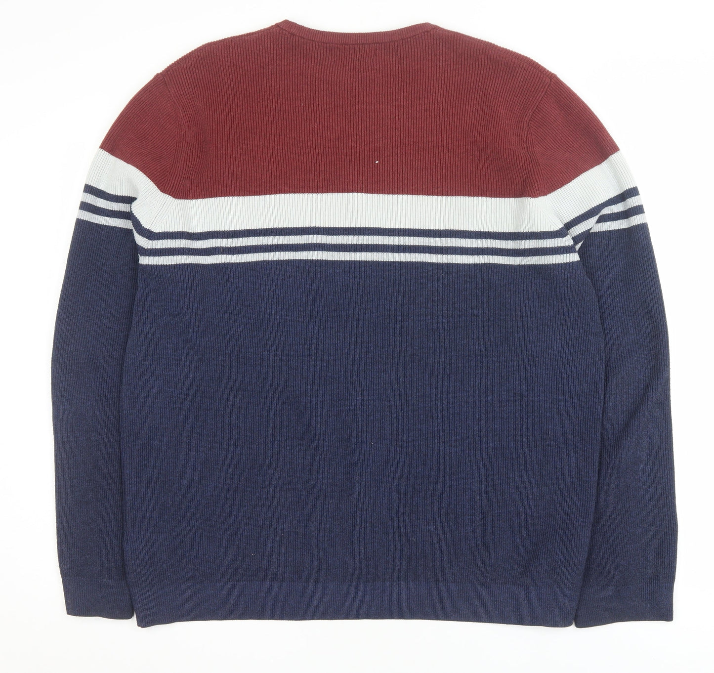 Mens UK Size 2XL Marks and Spencer Blue Pullover Jumper