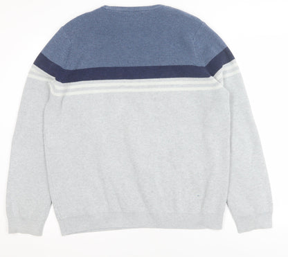Mens UK Size XL Marks and Spencer Grey Pullover Jumper