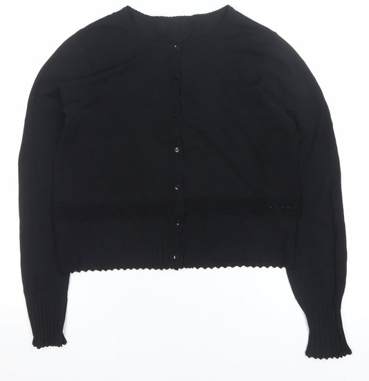 Womens UK Size M Designers at Debenhams Black Cardigan Jumper