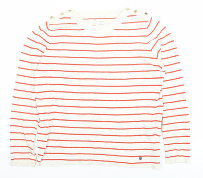Womens UK Size M Nümph Ivory Pullover Jumper