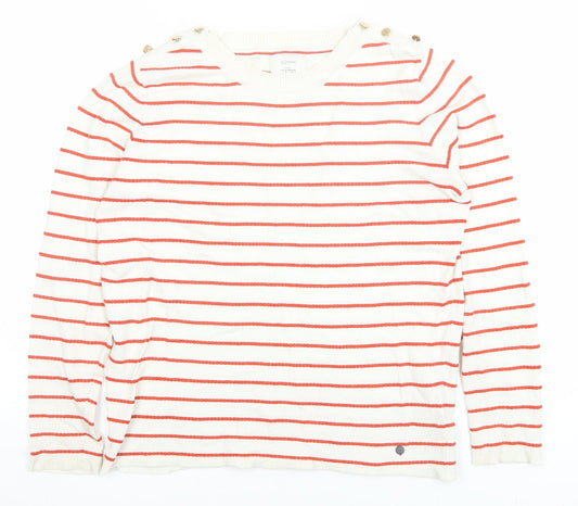 Womens UK Size M Nümph Ivory Pullover Jumper