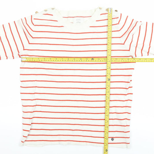 Womens UK Size M Nümph Ivory Pullover Jumper