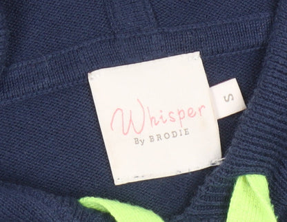Womens UK Size S Whisper by Brodie Blue Pullover Jumper