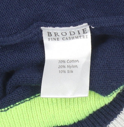 Womens UK Size S Whisper by Brodie Blue Pullover Jumper