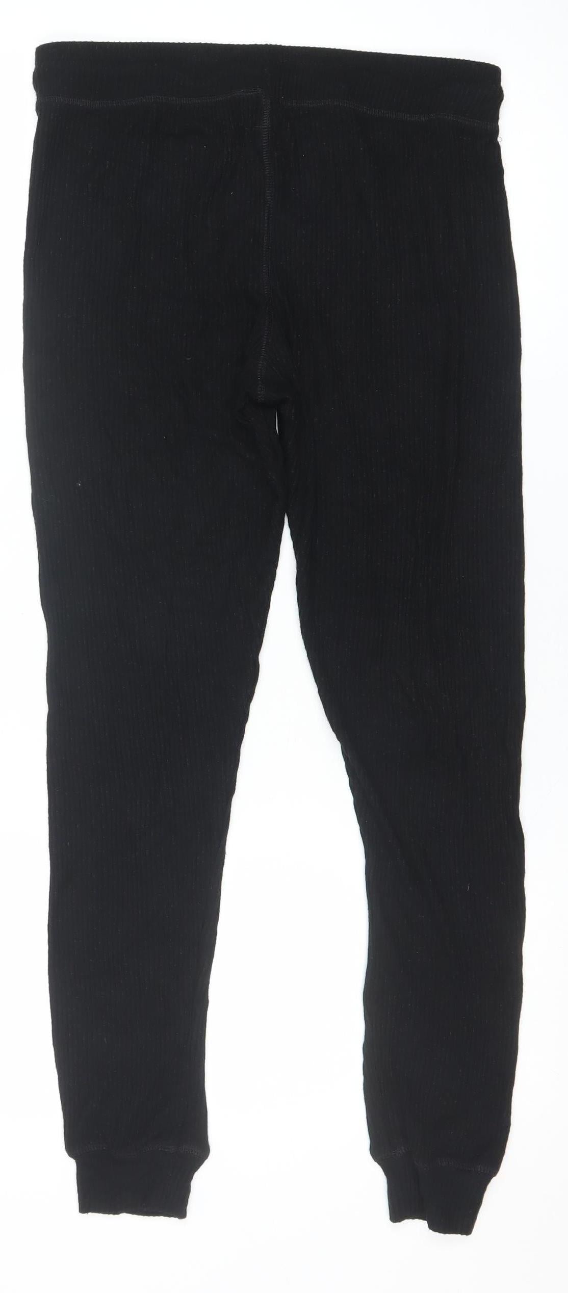 Womens UK Size 12 Topshop Regular Fit Jogger Black Trousers